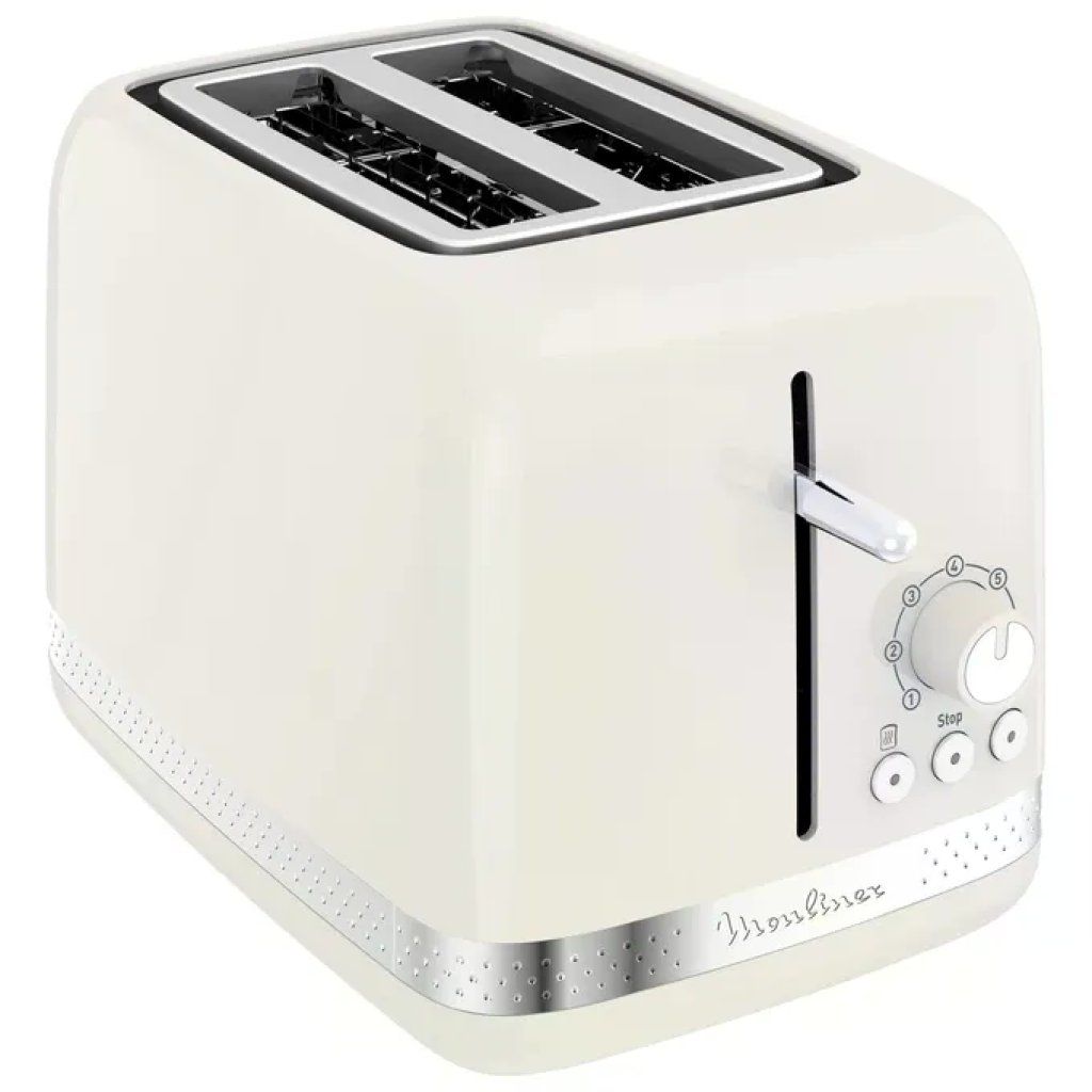 Moulinex LT300A10 Soleil Tostapane 2 fette 850 W 7 livelli di doratura Scongelamento Riscaldamento colore