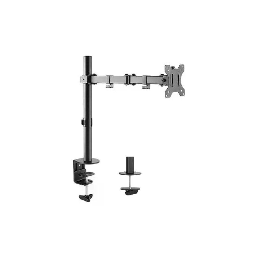 Link Braccio Supporto da Tavolo con Morsa a Due Snodi per Monitor 13-32'' Fino a 8Kg Link Braccio Supporto da Tavolo con Morsa a Due Snodi per Monitor 13-32'' Fino a 8Kg