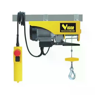 VIGOR-BLINKY Vigor 49730-10 Paranco Elettrico 550 W portata 125 Kg 250 Kg cavo 12 m colore Giallo