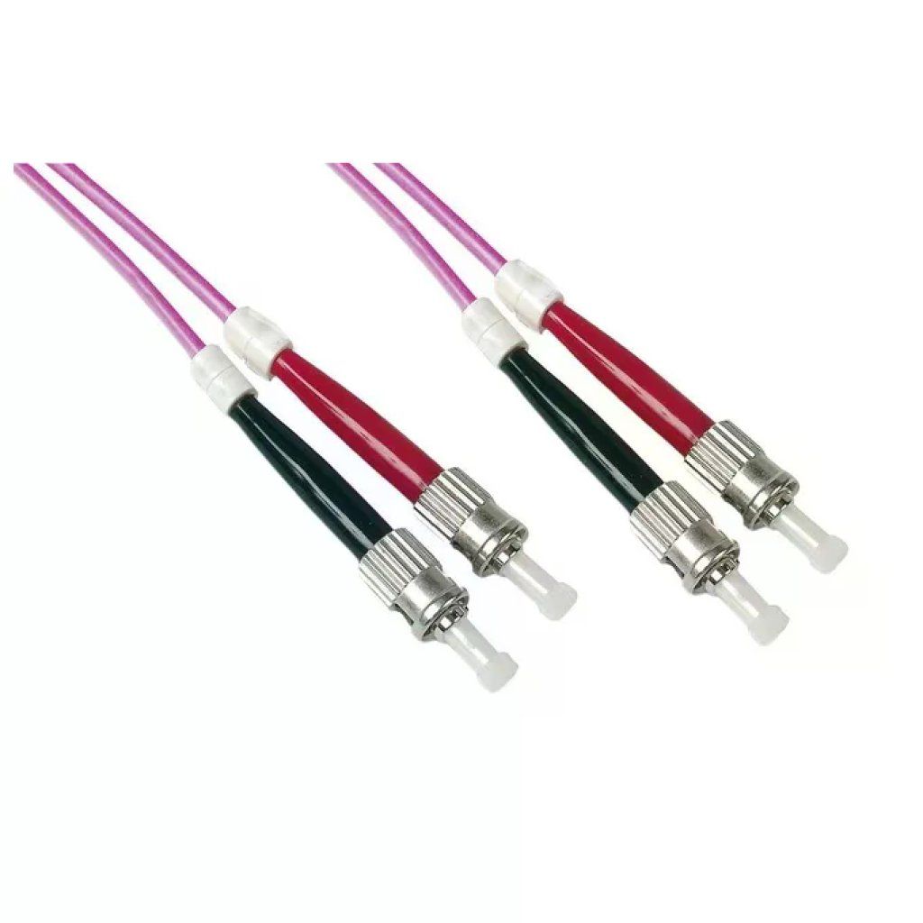 LINK LKSTST4530 Cavo Fibra Ottica Multimodale Duplex OM4 UPC 50-125 micron 30 m colore Viola