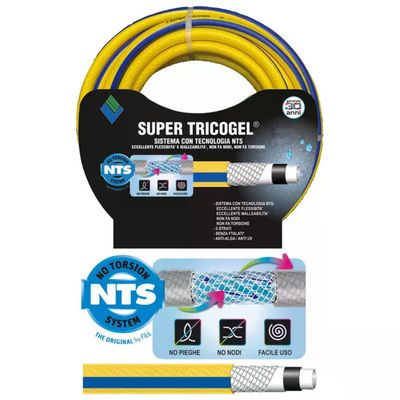 VIGOR-BLINKY Fitt 7649507 Super Tricogel NTS Tubo per Irrigazione 5 Strati Magliato 25 m 1-2''