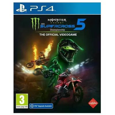 Milestone 1078748 Monster Energy Supercross 5 Videogioco per PlayStation 4 Lingue ITA Inglese ESP Francese