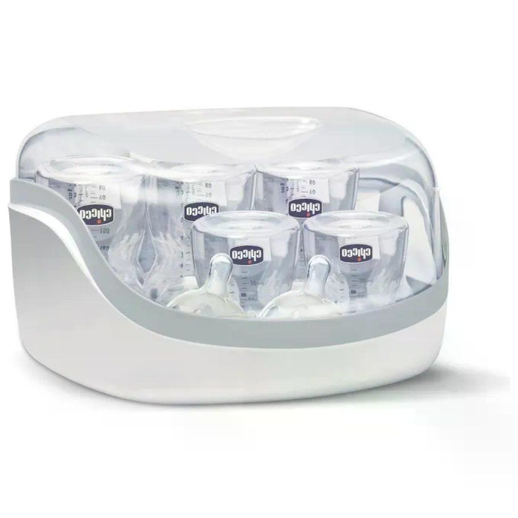 Chicco 00065846600000 Sterilizzatore per Biberon a Vapore Microonde 5 Biberon 3 min protezione 24h Chicco 00065846600000 Sterilizzatore per Biberon a Vapore Microonde 5 Biberon 3 min protezione 24h