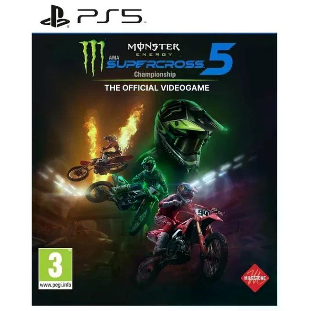 Milestone 1078747 Monster Energy Supercross 5 Videogioco PlayStation 5 Genere Corse Modalita' Multiplayer Milestone 1078747 Monster Energy Supercross 5 Videogioco PlayStation 5 Genere Corse Modalita' Multiplayer