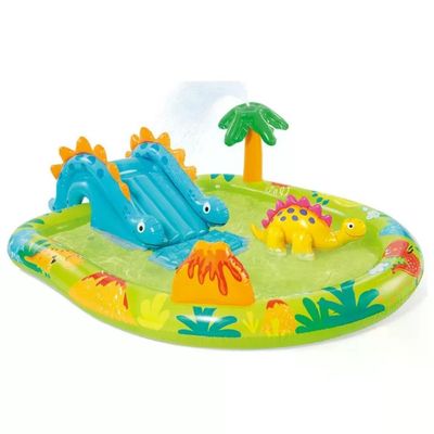 Intex 57166NP Centro Giochi Gonfiabile Dinosauri con Scivolo Spruzzatore 191x152x58 cm 143 L 2+ anni Intex 57166NP Centro Giochi Gonfiabile Dinosauri con Scivolo Spruzzatore 191x152x58 cm 143 L 2+ anni