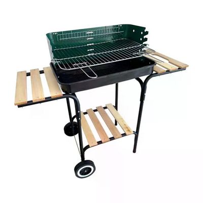 Thorx 8012947857946 Barbecue Stockton in acciaio verniciato con griglia cromata regolabile su 5