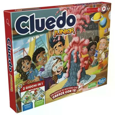 Hasbro Gaming F64191031 Cluedo Junior Gioco da Tavolo 2 Livelli Eta' 4+ 2-6 Giocatori colore Multicolore