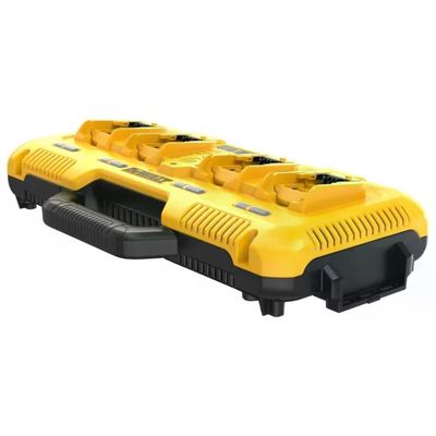 DeWALT DCB104-QW Caricatore per batteria 4 ingressi 8A compatibile XR e FLEXVOLT colore Giallo DeWALT DCB104-QW Caricatore per batteria 4 ingressi 8A compatibile XR e FLEXVOLT colore Giallo