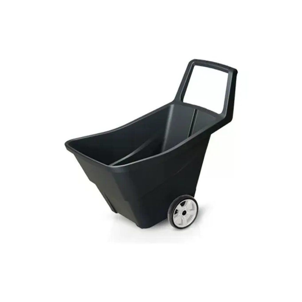 Prosperplast ZA1255 LoadandGo III Carriola da Giardino in Plastica 95 L 2 Ruote colore Nero