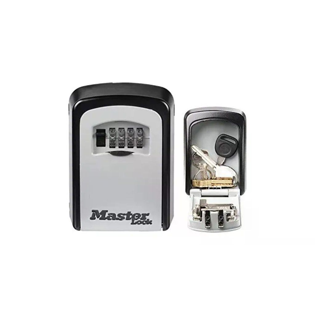 MASTERLOCK MASTER LOCK 5401EURD Cassaforte per chiavi con serratura a combinazione numerica regolabile a 4 MASTERLOCK MASTER LOCK 5401EURD Cassaforte per chiavi con serratura a combinazione numerica regolabile a 4