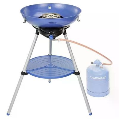 Campingaz 2000025701 Party Grill 600 Fornello da Campeggio a Gas 4000W Accensione Piezoelettrica Treppiede Campingaz 2000025701 Party Grill 600 Fornello da Campeggio a Gas 4000W Accensione Piezoelettrica Treppiede
