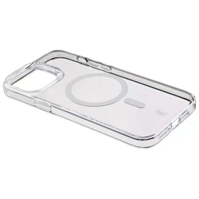 Cellularline custodia trasparente per iPhone 15 Pro con MagSafe resistente antiurto