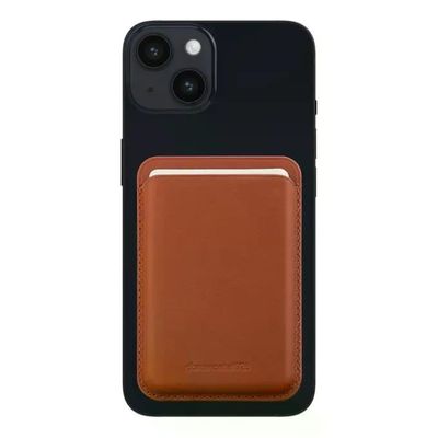 Dbramante1928 ROCCGT001895 Portafoglio in pelle con MagSafe colore Marrone chiaro