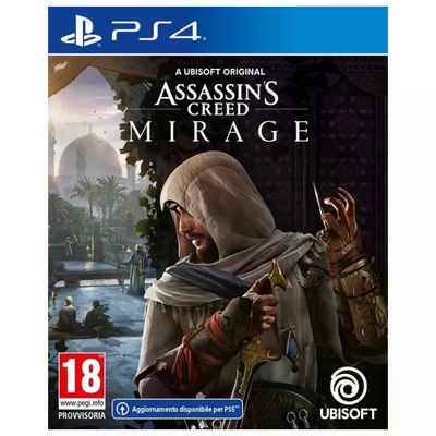 Ubisoft E05908 Assassin's Creed Mirage Videogioco PS4 Avventura PEGI 18 Versione ITA Ubisoft E05908 Assassin's Creed Mirage Videogioco PS4 Avventura PEGI 18 Versione ITA