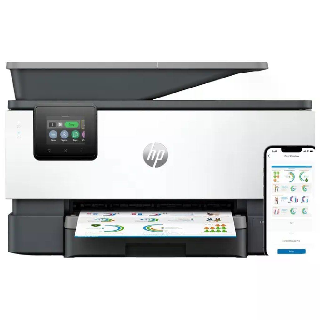 HP 4V2N0B OfficeJet Pro 9120b Stampante Multifunzione a Getto d'Inchiostro Colore con Stampa Fronte HP 4V2N0B OfficeJet Pro 9120b Stampante Multifunzione a Getto d'Inchiostro Colore con Stampa Fronte