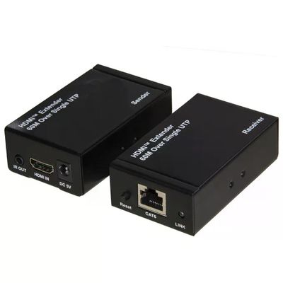 LINK LKEXT163 Estensore HDMI tramite cavo Cat5e Cat6 fino a 60 metri 4K colore Nero LINK LKEXT163 Estensore HDMI tramite cavo Cat5e Cat6 fino a 60 metri 4K colore Nero