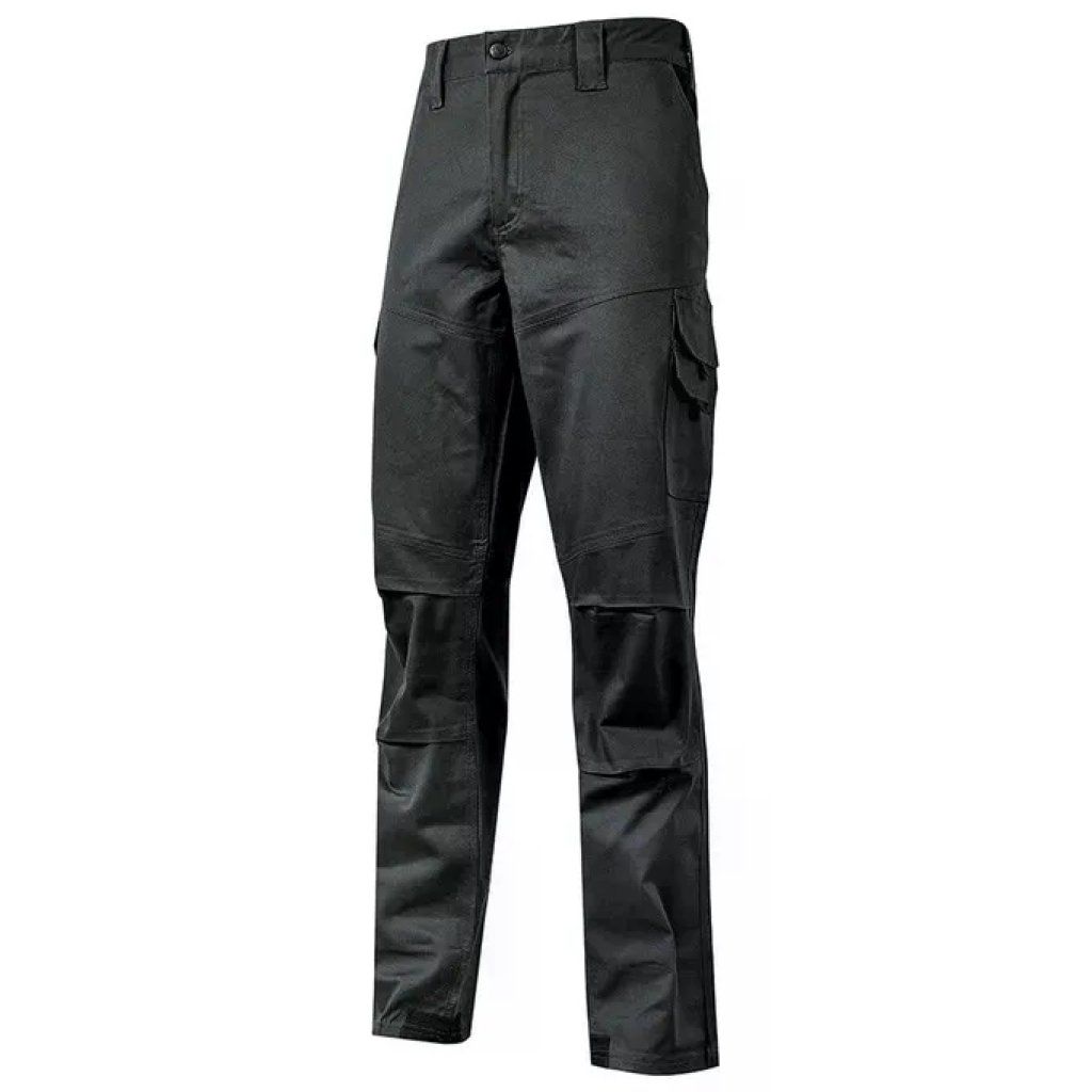 U-Power WST211BC Guapo Pantaloni da Lavoro Uomo Slim Fit Cotone Elasticizzato 98% Spandex 2% Ginocchiera