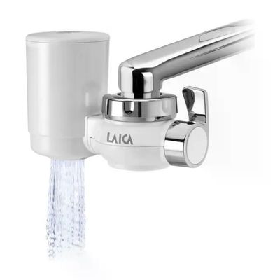 Laica R20A Genova Filtro per Rubinetto HYDROSMART+ METAL STOP 1200 L 2 Funzioni Made in Italy colore