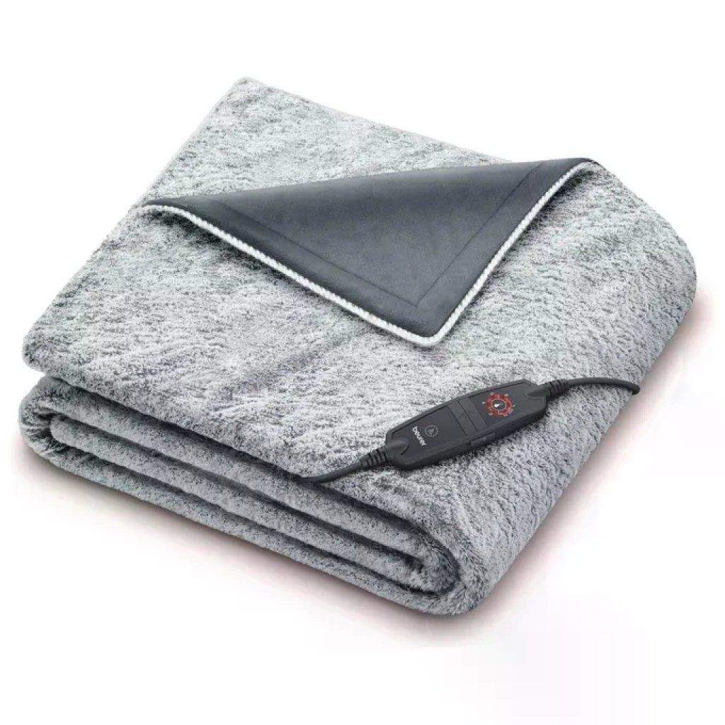 Beurer HD 75 Nordic Grey Green Planet Termocoperta 180x130 cm 6 Livelli di Temperatura Spegnimento