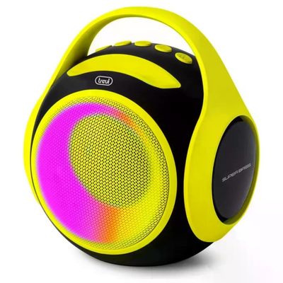 Trevi XR 8A 202 Altoparlante Portatile 20 W Bluetooth 5.3 TWS IPX5 MicroSD USB Type-C colore Giallo Trevi XR 8A 202 Altoparlante Portatile 20 W Bluetooth 5.3 TWS IPX5 MicroSD USB Type-C colore Giallo