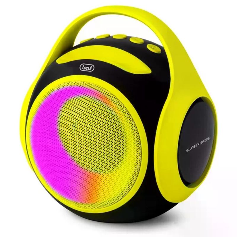 Trevi XR 8A 202 Altoparlante Portatile 20 W Bluetooth 5.3 TWS IPX5 MicroSD USB Type-C colore Giallo