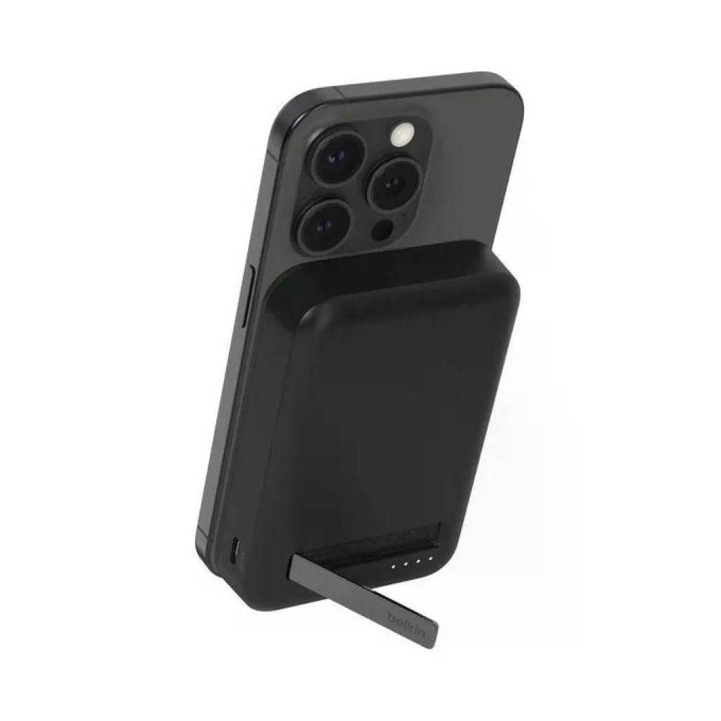 Belkin BPD008 BoostCharge Pro Power Bank Magnetico 10000 mAh Qi2 15W con Supporto Integrato USB