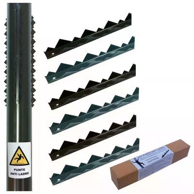 YEPPON Sodifer 84115 Kit Punte Anti Ladro per Tubi Grondaie Acciaio Zincato 3 File 6 Barre 40 cm colore YEPPON Sodifer 84115 Kit Punte Anti Ladro per Tubi Grondaie Acciaio Zincato 3 File 6 Barre 40 cm colore