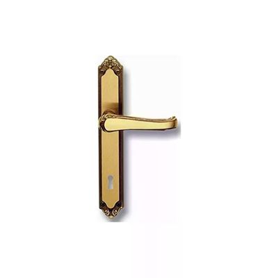 Ghidini 394088506 Lady Maniglia per Porta Placca Yale 240x37 mm Ferro 8x85 Ottone colore Fumé