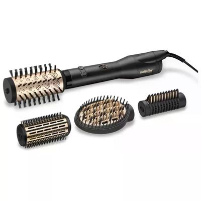 BaByliss AS970E Big Hair Luxe Spazzola Rotante 650W Ionica 4 Accessori 2 Temperature Cavo 2.5 m colore Nero BaByliss AS970E Big Hair Luxe Spazzola Rotante 650W Ionica 4 Accessori 2 Temperature Cavo 2.5 m colore Nero