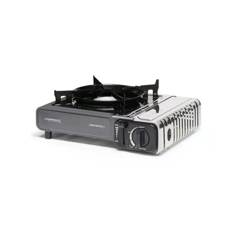 Campingaz 2000038753 Camp Bistro 3 Fornello da Campeggio Portatile a Gas 1 Fuoco 2200 W Accensione Piezo