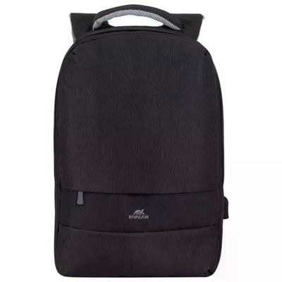 Rivacase 7562 Prater Zaino per Notebook 15.6'' con Porta USB Esterna e Funzione Antifurto colore Nero