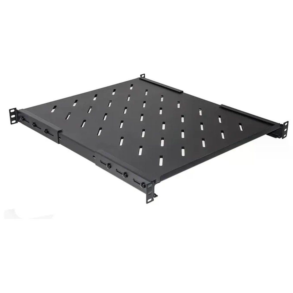 Link LKRIP720N Ripiano Fisso per Armadio Rack 19'' 1U Universale Allungabile 720mm 4 Agganci Portata
