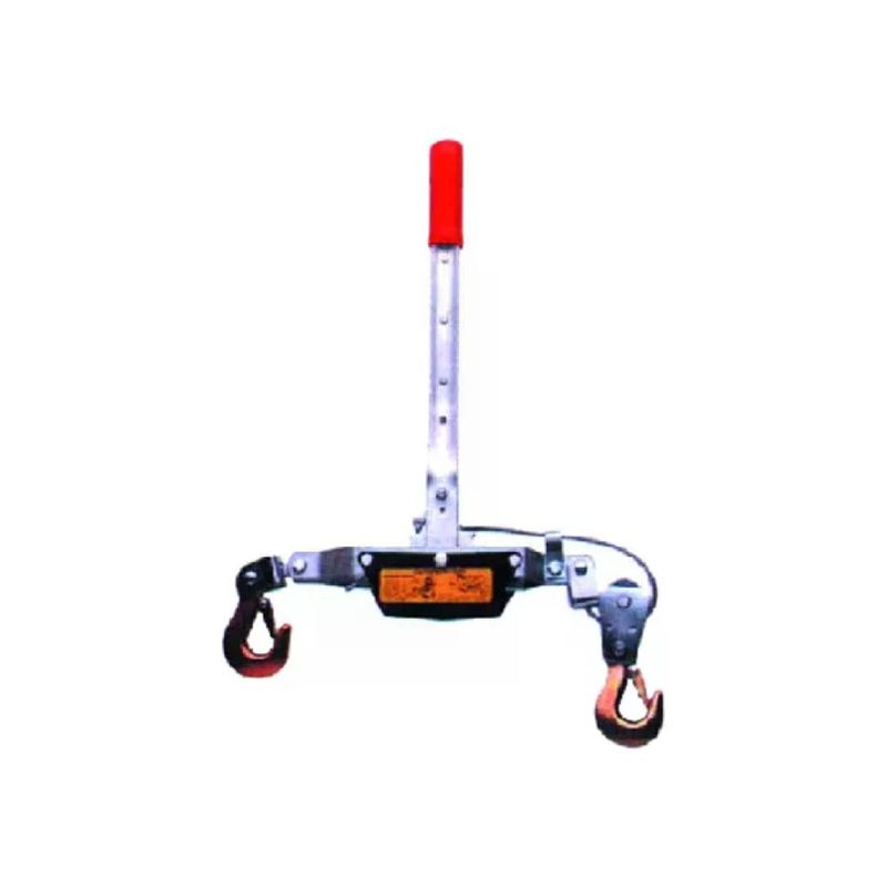 DOC HIT DF-514625 Argano Manuale a Fune 2000 Kg Cavo 5 mm 2,2 m colore Nero