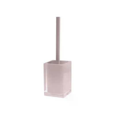 Gedy RA3310 Rainbow Scopino WC da Appoggio in Resina Termoplastica e Setola Sintetica colore Rosa