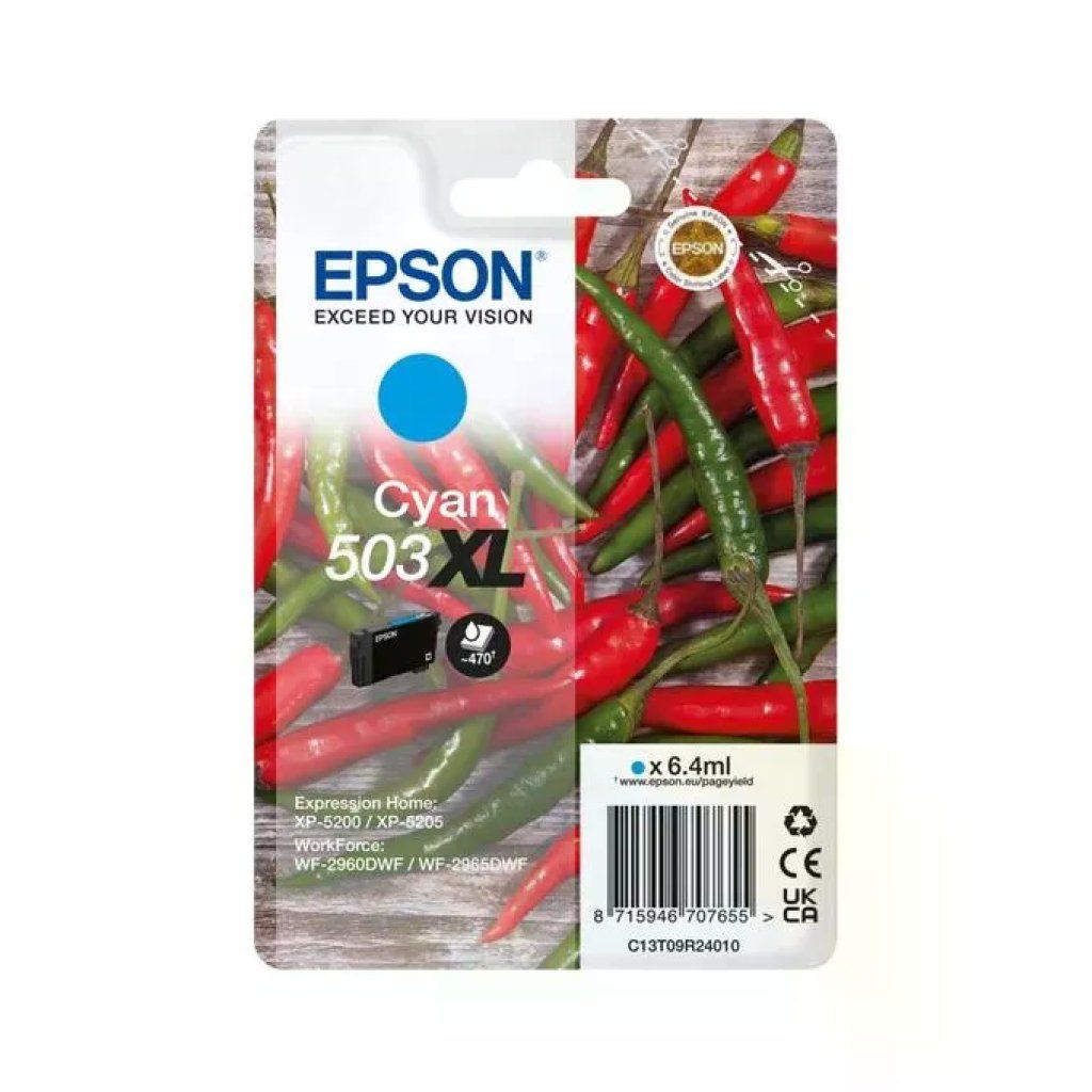 Epson C13T09R24010 Serie 503XL Cartuccia d'Inchiostro Originale Formato XL 6 Epson C13T09R24010 Serie 503XL Cartuccia d'Inchiostro Originale Formato XL 6
