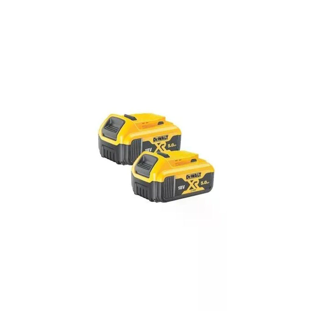 DEWALT DCB184P2-XJ Kit di Avviamento a Batteria 18 V 2 Pezzi 5 Ah Compatibile con Utensili XR Li