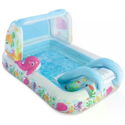 Intex 57447NP Piscina Gonfiabile Play Center Balena Rosa e Amici 229x147x107 cm colore Multicolore Intex 57447NP Piscina Gonfiabile Play Center Balena Rosa e Amici 229x147x107 cm colore Multicolore