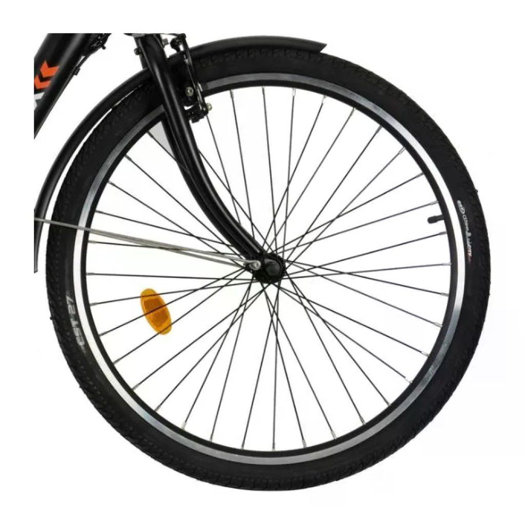 Nilox ZM9SPJ50003 Ruota anteriore per eBike J5 SE J5 National Geographic 26'' x 1.75'' colore Nero