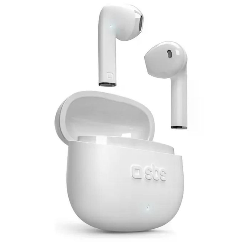Sbs TWS One Color White Auricolari TWS Base di Ricarica da 300mAh Bianco