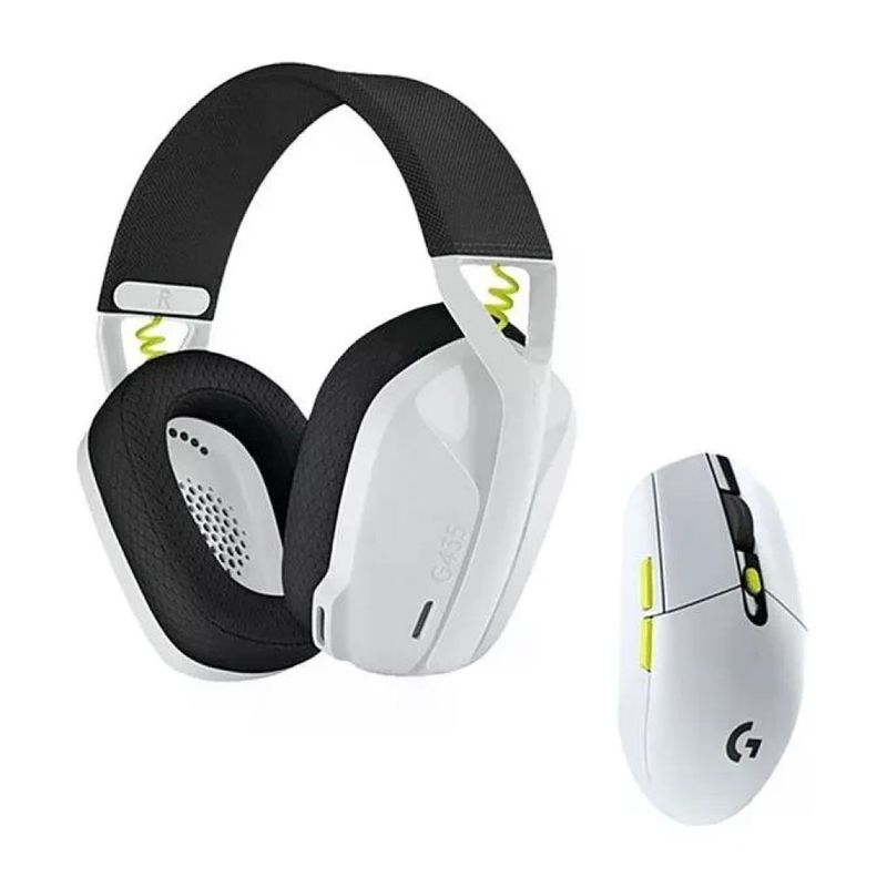 Logitech 981-001230 G435 SE G305 SE Combo Gaming Wireless Cuffie e Mouse 40mm 12000 dpi colore Bianco Logitech 981-001230 G435 SE G305 SE Combo Gaming Wireless Cuffie e Mouse 40mm 12000 dpi colore Bianco