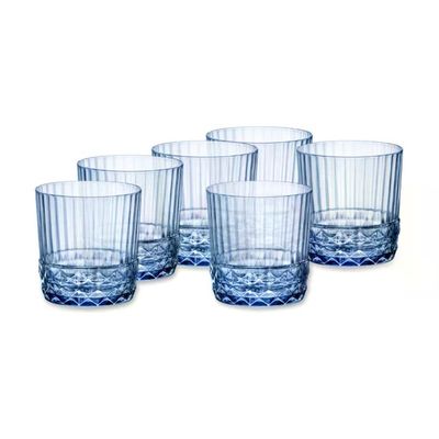 Bormioli Rocco Confezione 6 Bicchieri America' 20s Rock Blu 30cl