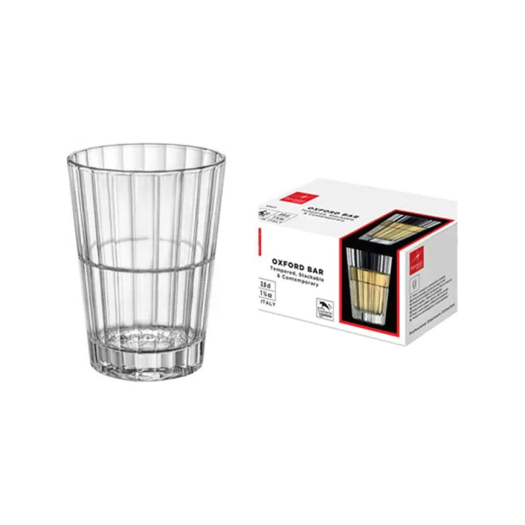 Bormioli Rocco 340766BCH121990 Oxford Bar Rocks Set 6 Bicchieri da Acqua in Vetro Temperato 31 cl colore Bormioli Rocco 340766BCH121990 Oxford Bar Rocks Set 6 Bicchieri da Acqua in Vetro Temperato 31 cl colore