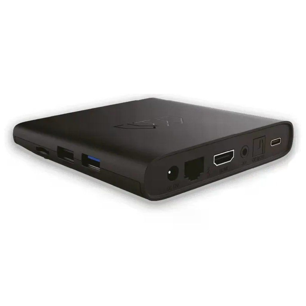 Diprogress DPATV2 Decoder Android TV Google DVB-T2 HEVC Main10 4K HDR Quad Core 2GB RAM 8GB Wi-Fi Bluetooth
