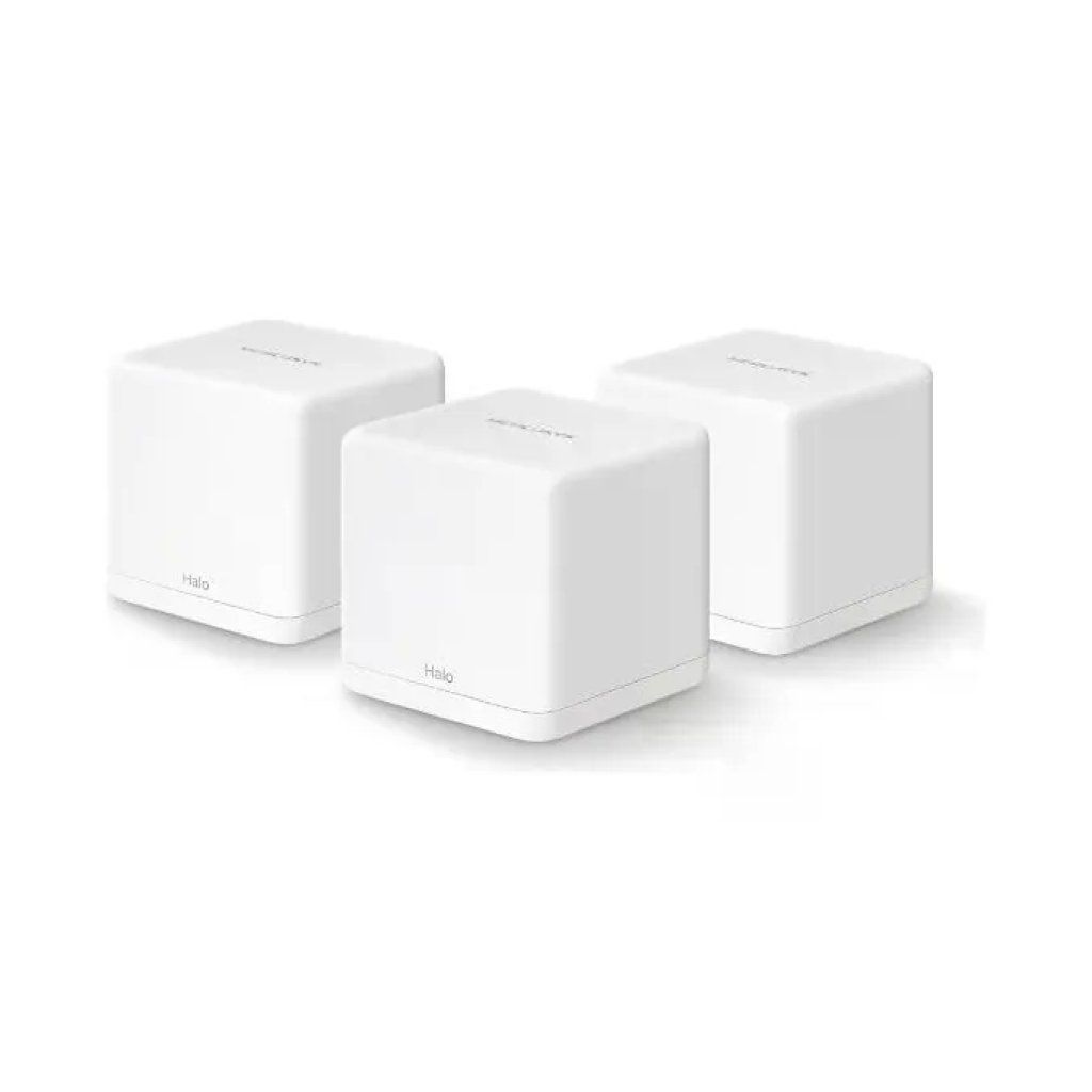 Mercusys HALO H30G(3-PACK) Sistema Wi-Fi Mesh Dual-band AC1300 Copertura 260 m² 3 unita' colore Bianco