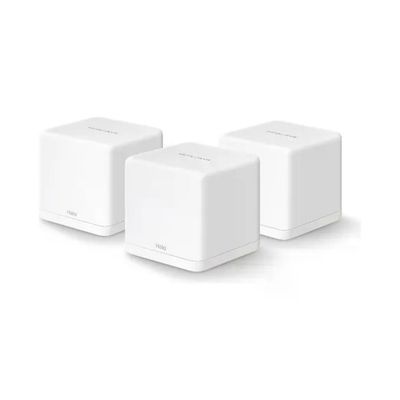 Mercusys HALO H30G(3-PACK) Sistema Wi-Fi Mesh Dual-band AC1300 Copertura 260 m² 3 unita' colore Bianco Mercusys HALO H30G(3-PACK) Sistema Wi-Fi Mesh Dual-band AC1300 Copertura 260 m² 3 unita' colore Bianco