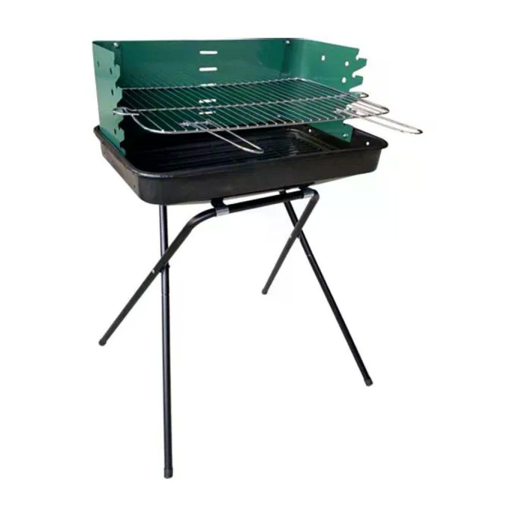 THORX 85793 Barbecue a Carbone Braciere in Acciaio Verniciato Griglia Cromata Regolabile su 5 Posizioni THORX 85793 Barbecue a Carbone Braciere in Acciaio Verniciato Griglia Cromata Regolabile su 5 Posizioni