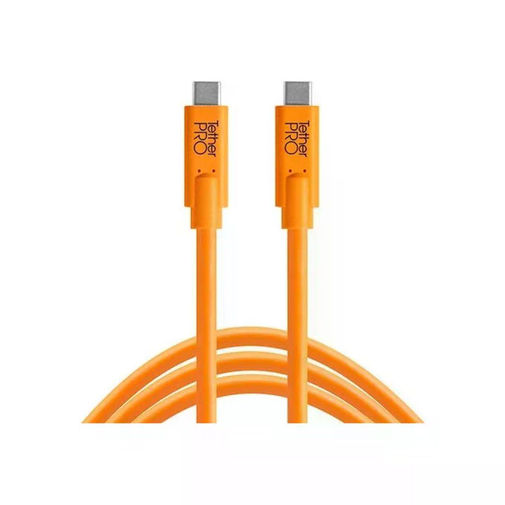 Tether Tools CUC15-ORG TetherPro Cavo USB-C a USB-C USB 3.2 Gen 1 5 Gbit-s 4.6 m colore Arancione