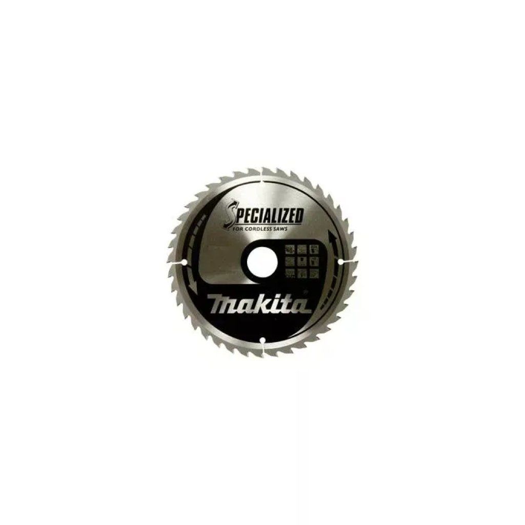 Makita B-32954 Specialized Lama per Sega Circolare 165 mm 40 Denti per Legno 20 mm Foro colore Silver