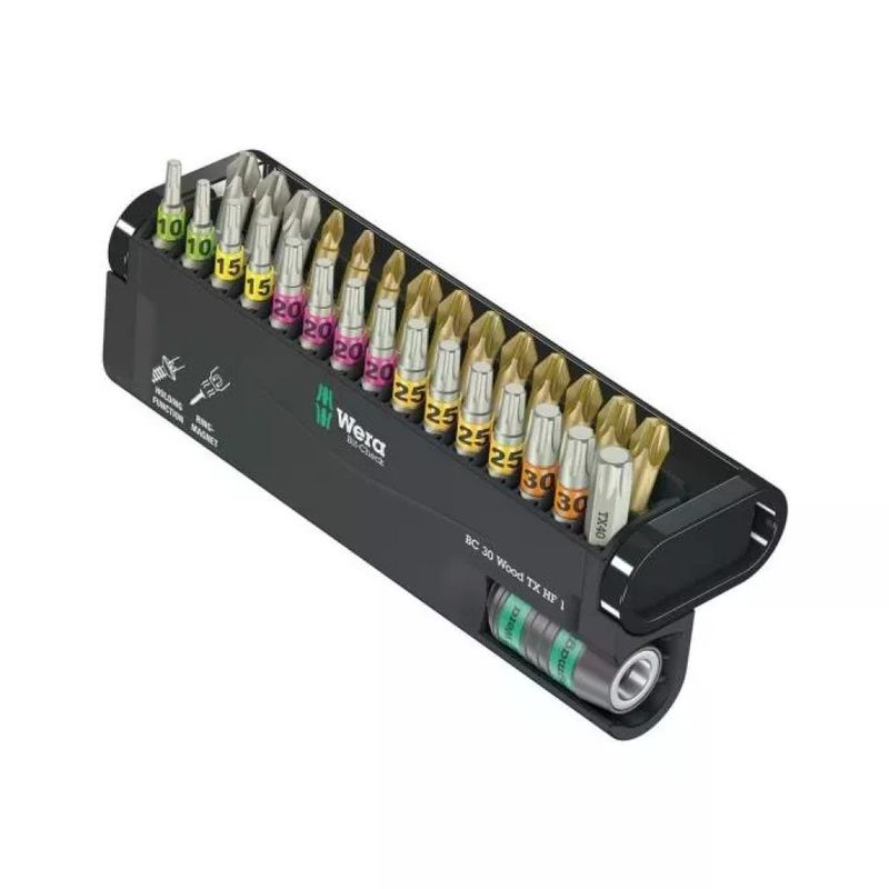 Wera Bit-Check 30 Wood TORX HF 1 – Set da 29 inserti