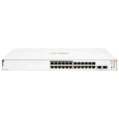 HP Aruba JL813A Instant On 1830 Switch Intelligente 24 porte Gigabit 12p PoE+ Classe 4 2 SFP 195W